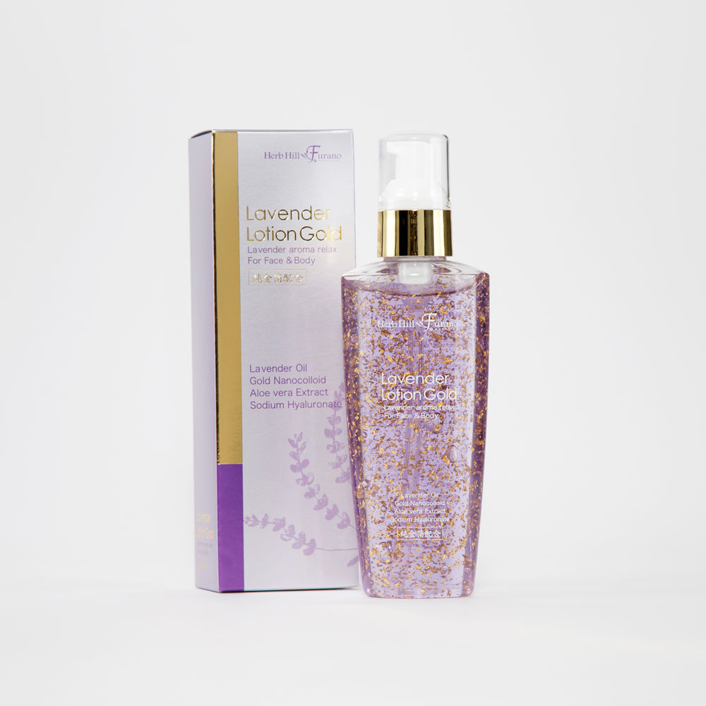 lavender lotion gold